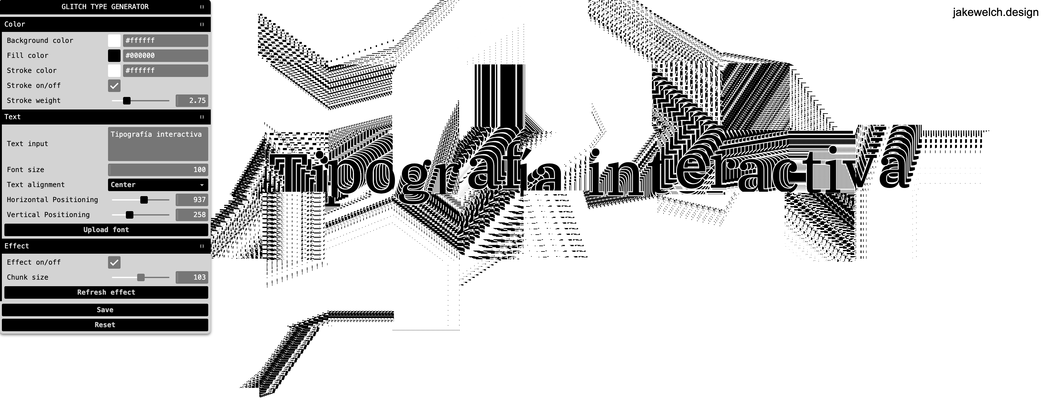 Imagen de Glitch Type Generator Tool